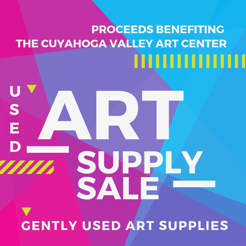 Used Art Supply Sale; Friday, November 23rd Cuyahoga Valley Art Center