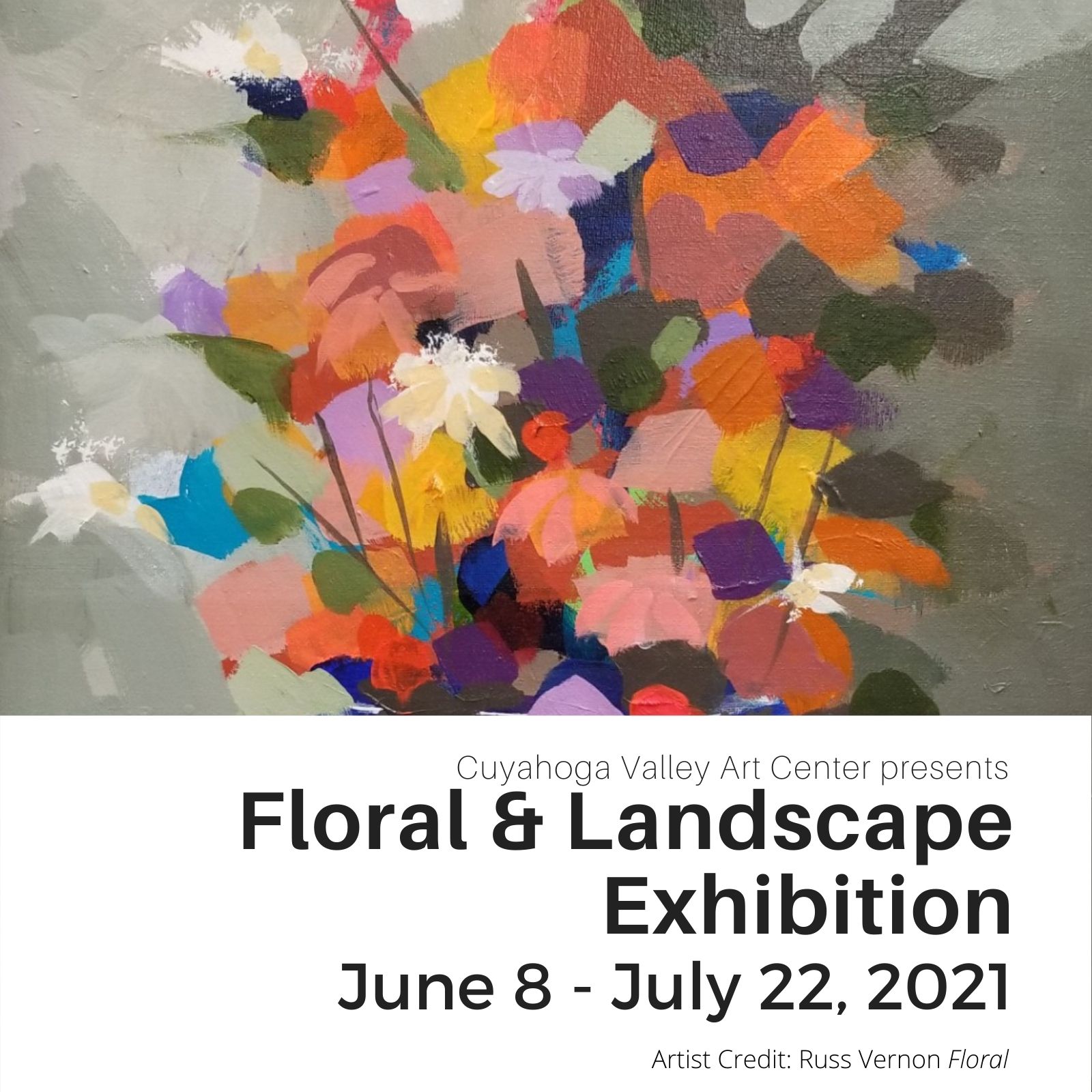 Floral & Landscapes Exhibition CALL TO ARTISTS Cuyahoga Valley Art