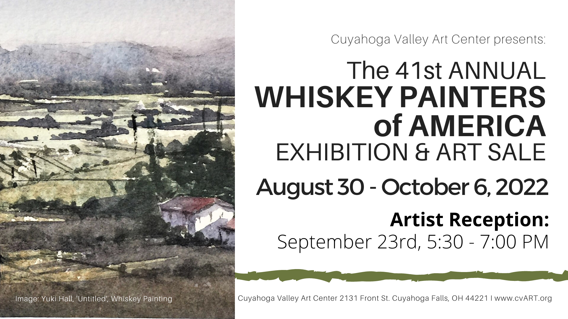 41st Annual Whiskey Painters of America Exhibition & Art Sale
